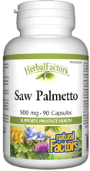 Natural Factors Saw Palmetto Berries 500mg