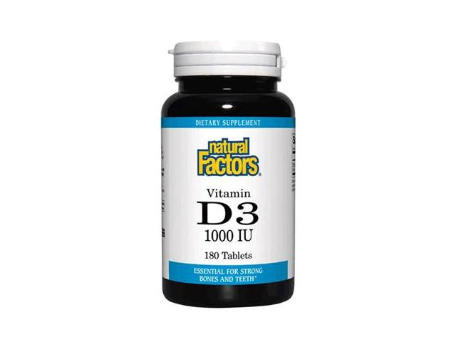 Natural Factors - Vitamin D3 Tablets